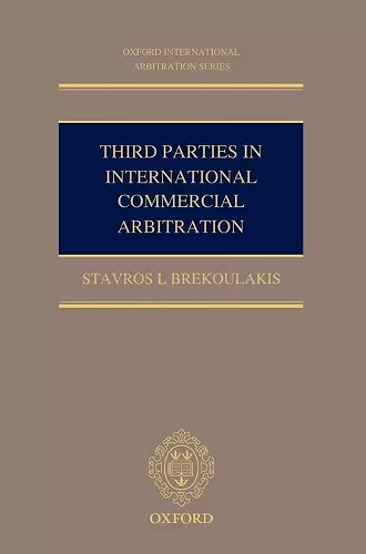 Third Parties in International Commercial Arbitration cover