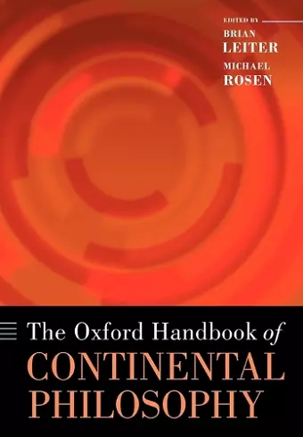 The Oxford Handbook of Continental Philosophy cover