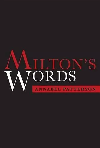 Milton's Words cover