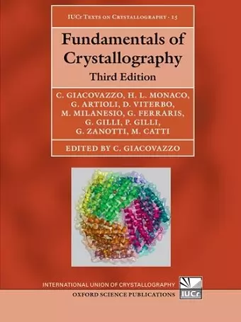 Fundamentals of Crystallography cover