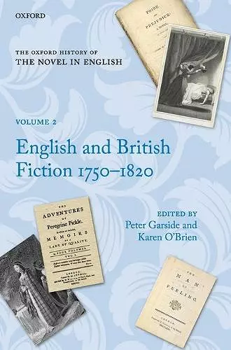 The Oxford History of the Novel in English cover