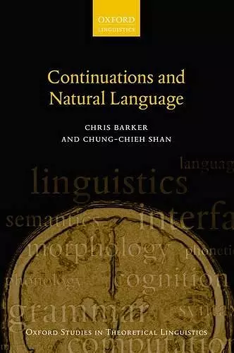Continuations and Natural Language cover