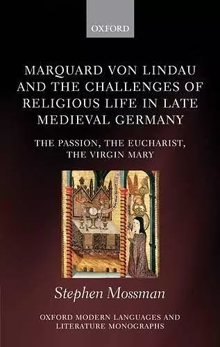 Marquard von Lindau and the Challenges of Religious Life in Late Medieval Germany cover