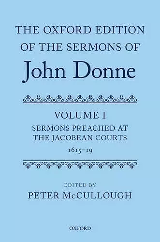 The Oxford Edition of the Sermons of John Donne cover