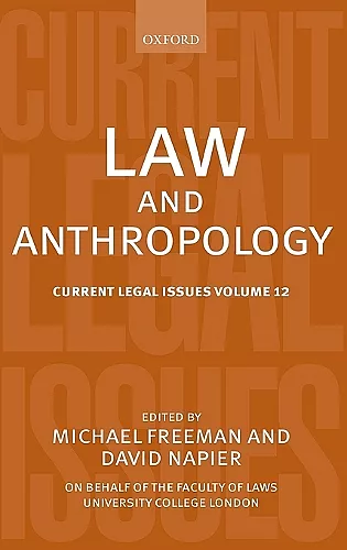 Law and Anthropology cover