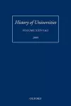 History of Universities cover