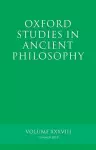 Oxford Studies in Ancient Philosophy, Volume 38 cover