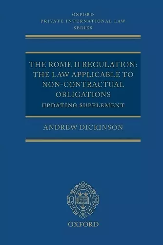 The Rome II Regulation cover