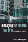 Managing the Modern Law Firm cover