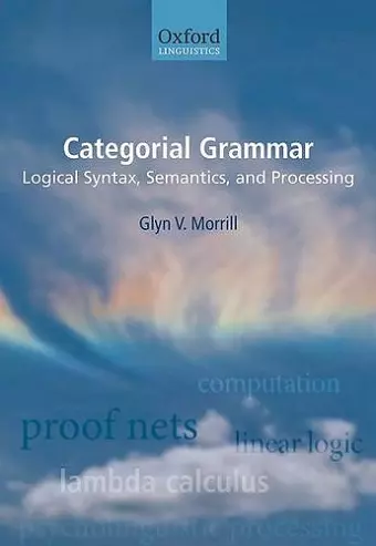 Categorial Grammar cover