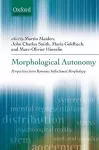 Morphological Autonomy cover