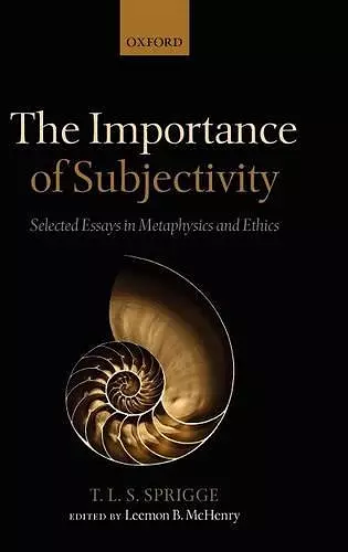 The Importance of Subjectivity cover