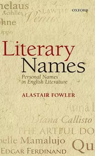 Literary Names cover