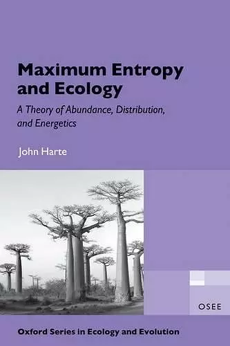 Maximum Entropy and Ecology cover