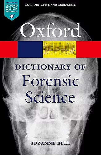 A Dictionary of Forensic Science cover