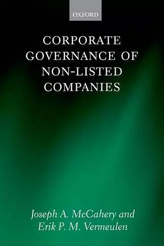 Corporate Governance of Non-Listed Companies cover