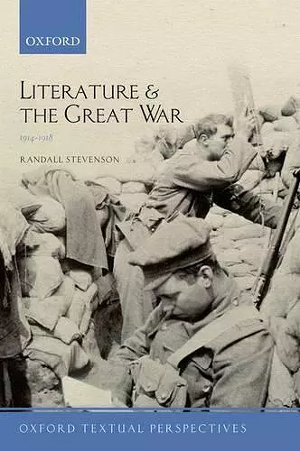 Literature and the Great War 1914-1918 cover