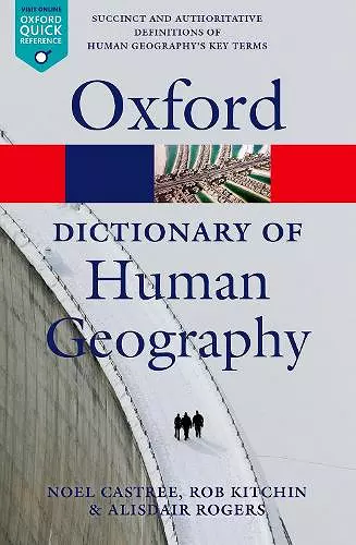 A Dictionary of Human Geography cover