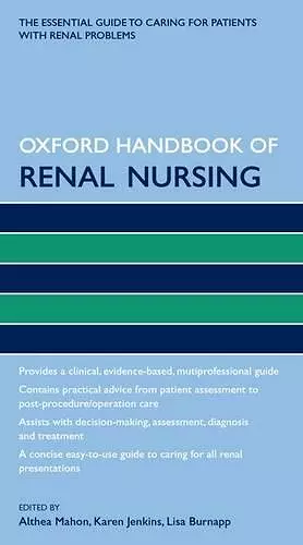 Oxford Handbook of Renal Nursing cover