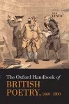 The Oxford Handbook of British Poetry, 1660-1800 cover