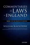 The Oxford Edition of Blackstone's: Commentaries on the Laws of England cover