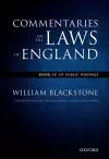 The Oxford Edition of Blackstone's: Commentaries on the Laws of England cover