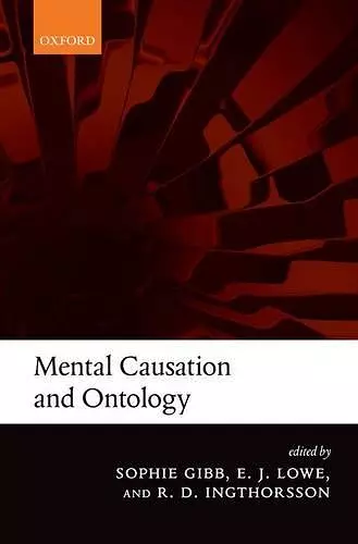 Mental Causation and Ontology cover