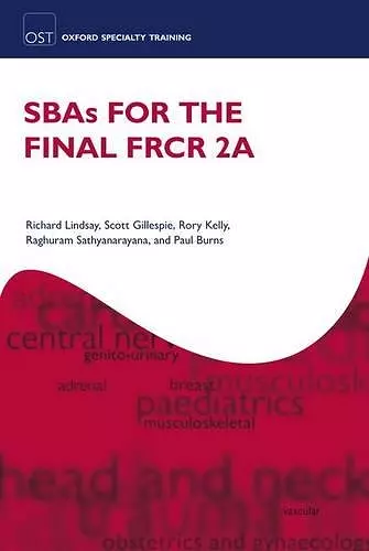 SBAs for the Final FRCR 2A cover