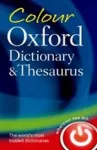 Colour Oxford Dictionary & Thesaurus cover