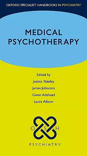 Medical Psychotherapy cover