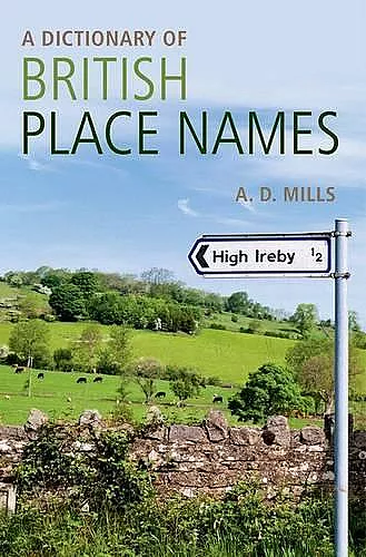 A Dictionary of British Place-Names cover