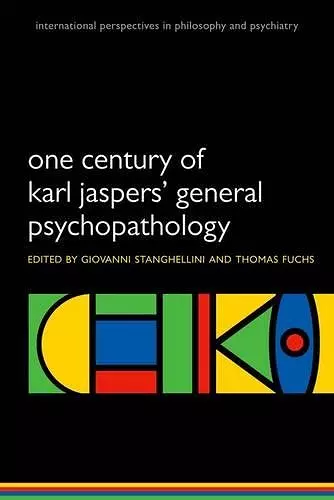 One Century of Karl Jaspers' General Psychopathology cover