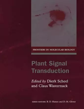 Plant Signal Transduction cover