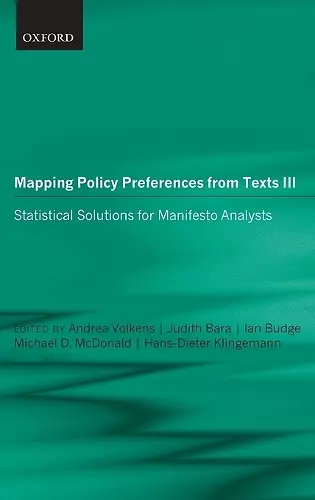 Mapping Policy Preferences from Texts cover