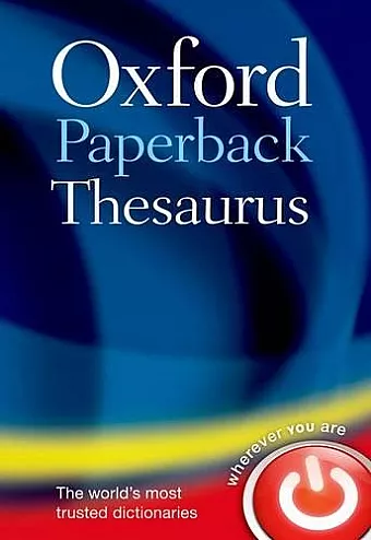 Oxford Paperback Thesaurus cover