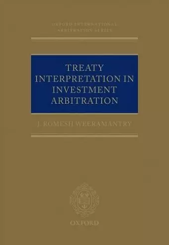 Treaty Interpretation in Investment Arbitration cover
