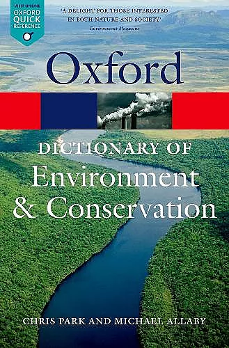 A Dictionary of Environment and Conservation cover