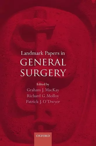 Landmark Papers in General Surgery cover