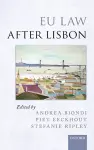 EU Law after Lisbon cover