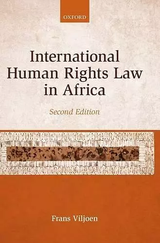 International Human Rights Law in Africa cover