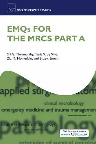 EMQs for the MRCS Part A cover