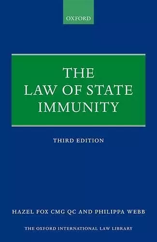 The Law of State Immunity cover