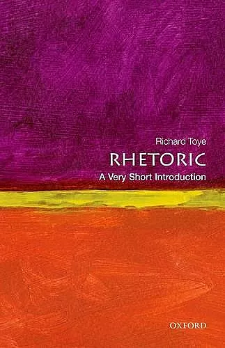 Rhetoric: A Very Short Introduction cover