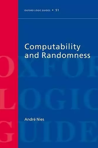 Computability and Randomness cover