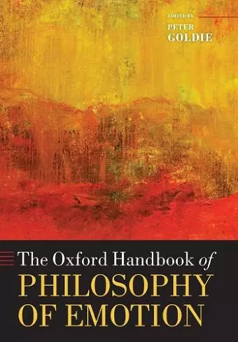 The Oxford Handbook of Philosophy of Emotion cover