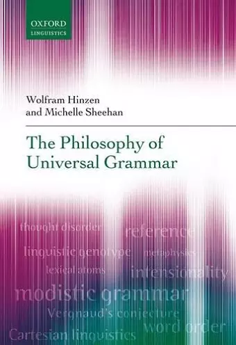 The Philosophy of Universal Grammar cover