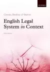 English Legal System in Context 6e cover