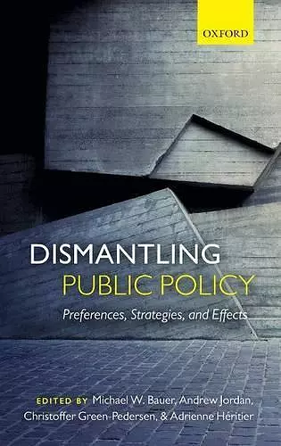 Dismantling Public Policy cover