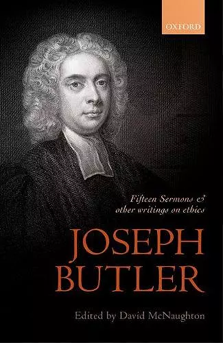 Joseph Butler: Fifteen Sermons and other writings on ethics cover