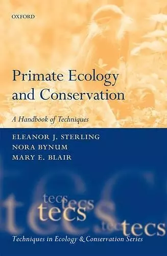 Primate Ecology and Conservation cover